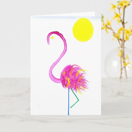 Candy Waters Autisst Artist Karte (Gelbe Blume)