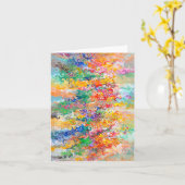 Candy Waters Autisst Artist Karte (Gelbe Blume)