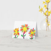 Candy Waters Autisst Artist Karte (Gelbe Blume)