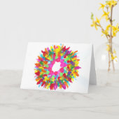 Candy Waters Autisst Artist Karte (Gelbe Blume)