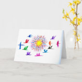 Candy Waters Autisst Artist Karte (Gelbe Blume)