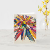 Candy Waters Autisst Artist Karte (Gelbe Blume)