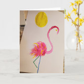 Candy Waters Autisst Artist Karte (Gelbe Blume)