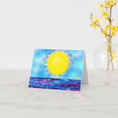 Candy Waters Autisst Artist Karte (Gelbe Blume)