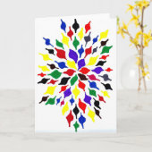 Candy Waters Autisst Artist Karte (Gelbe Blume)