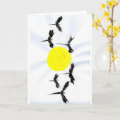 Candy Waters Autisst Artist Karte (Gelbe Blume)