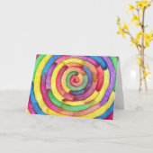 Candy Waters Autisst Artist Karte (Gelbe Blume)