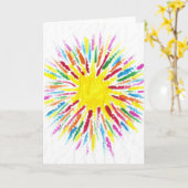 Candy Waters Autisst Artist Karte (Gelbe Blume)