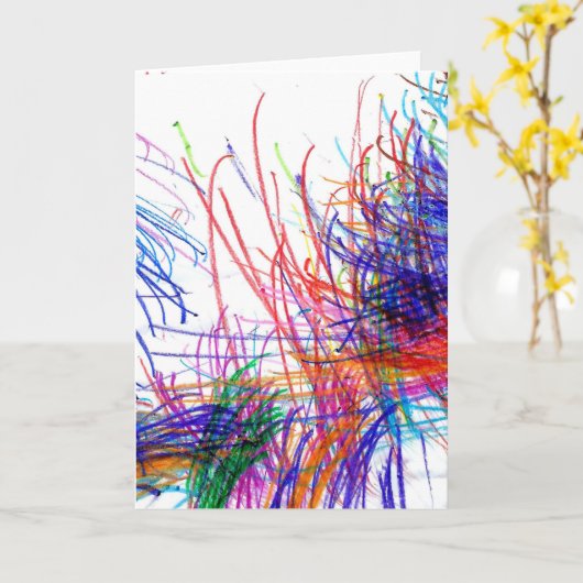 Candy Waters Autisst Artist Karte (Gelbe Blume)