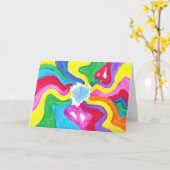 Candy Waters Autisst Artist Karte (Gelbe Blume)