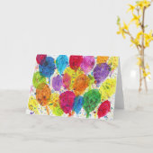 Candy Waters Autisst Artist Karte (Gelbe Blume)