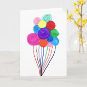 Candy Waters Autisst Artist Karte (Gelbe Blume)