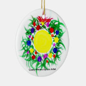 Candy Waters Autisst Artist Keramik Ornament (Rechts)