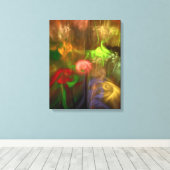 Candy Waters Autisst Artist Leinwanddruck (Insitu (Holzboden))