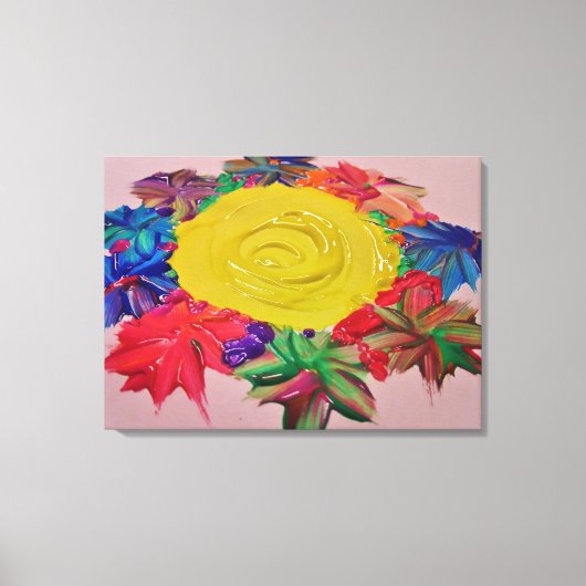 Candy Waters Autisst Artist Leinwanddruck (Vorderseite)