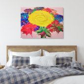 Candy Waters Autisst Artist Leinwanddruck (Insitu (Schlafzimmer))