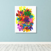 Candy Waters Autisst Artist Leinwanddruck (Insitu (Holzboden))