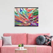 Candy Waters Autisst Artist Leinwanddruck (Insitu (Wohnzimmer))