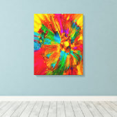 Candy Waters Autisst Artist Leinwanddruck (Insitu (Holzboden))