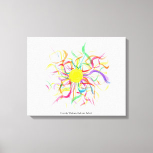 Candy Waters Autisst Artist Leinwanddruck