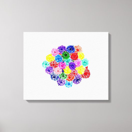 Candy Waters Autisst Artist Leinwanddruck (Vorderseite)
