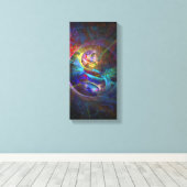 Candy Waters Autisst Artist Leinwanddruck (Insitu (Holzboden))