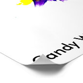 Candy Waters Autisst Artist Poster (Ecke)