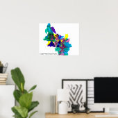 Candy Waters Autisst Artist Poster (Heimbüro)