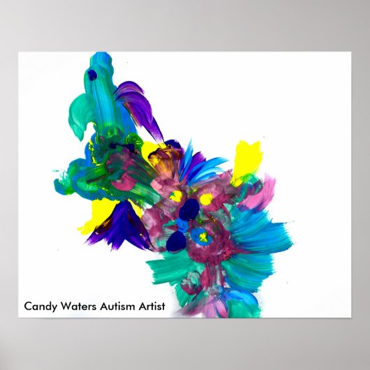Candy Waters Autisst Artist Poster (Vorne)