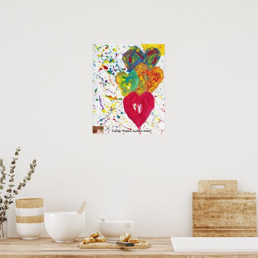 Candy Waters Autisst Artist Poster (Küche)