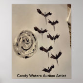 Candy Waters Autisst Artist Poster (Vorne)