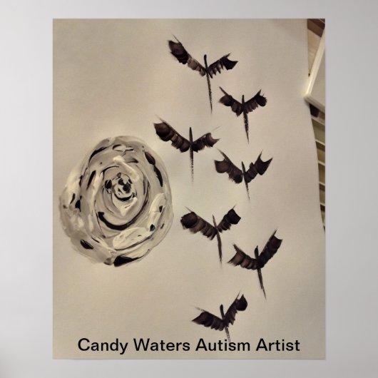 Candy Waters Autisst Artist Poster (Vorne)