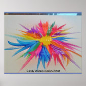 Candy Waters Autisst Artist Poster (Vorne)