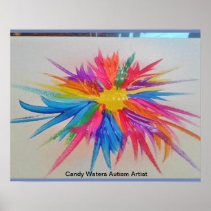 Candy Waters Autisst Artist Poster