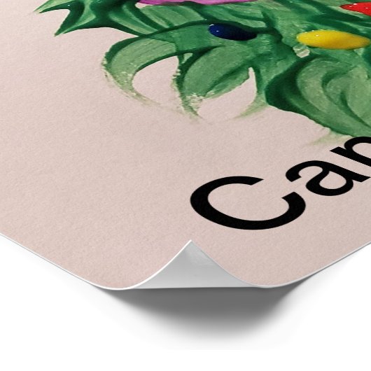 Candy Waters Autisst Artist Poster (Ecke)