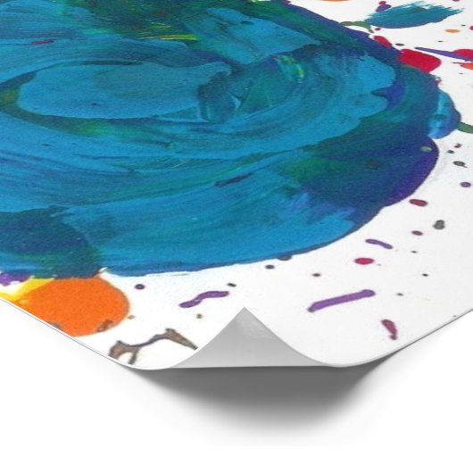 Candy Waters Autisst Artist Poster (Ecke)