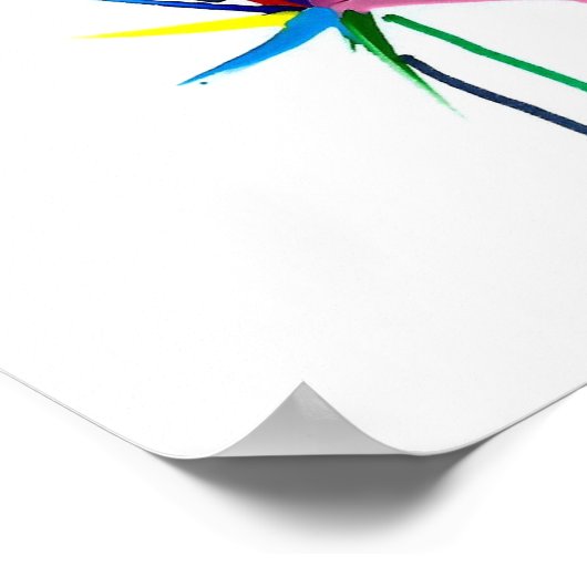 Candy Waters Autisst Artist Poster (Ecke)