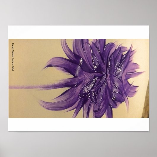 Candy Waters Autisst Artist Poster (Vorne)