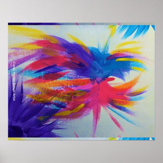 Candy Waters Autisst Artist Poster (Vorne)