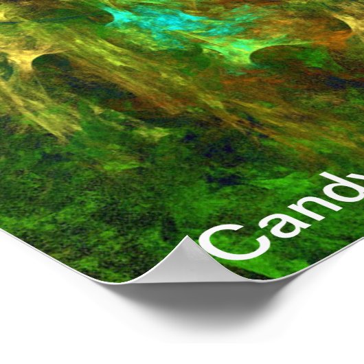 Candy Waters Autisst Artist Poster (Ecke)