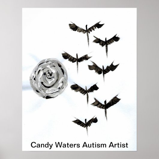 Candy Waters Autisst Artist Poster (Vorne)