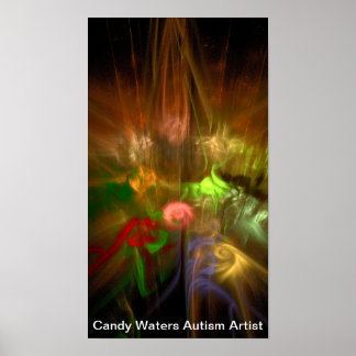 Candy Waters Autisst Artist Poster