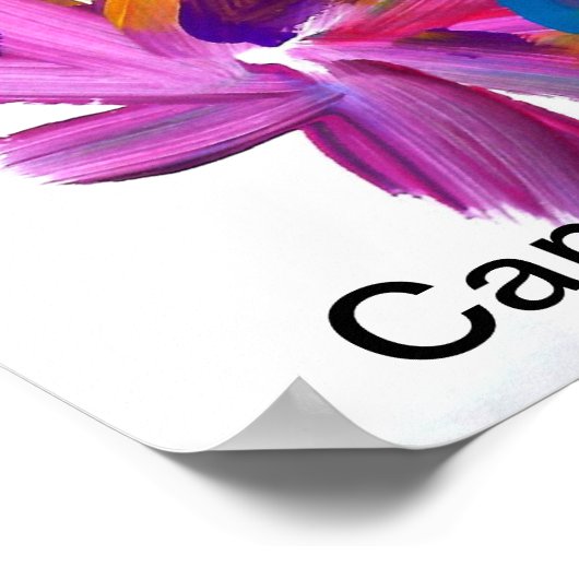 Candy Waters Autisst Artist Poster (Ecke)