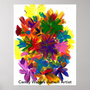 Candy Waters Autisst Artist Poster