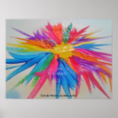 Candy Waters Autisst Artist Poster (Vorne)