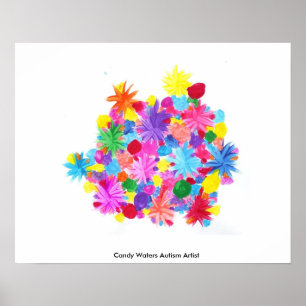 Candy Waters Autisst Artist Poster