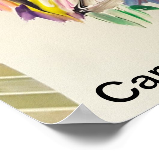 Candy Waters Autisst Artist Poster (Ecke)