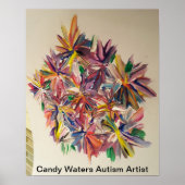 Candy Waters Autisst Artist Poster (Vorne)
