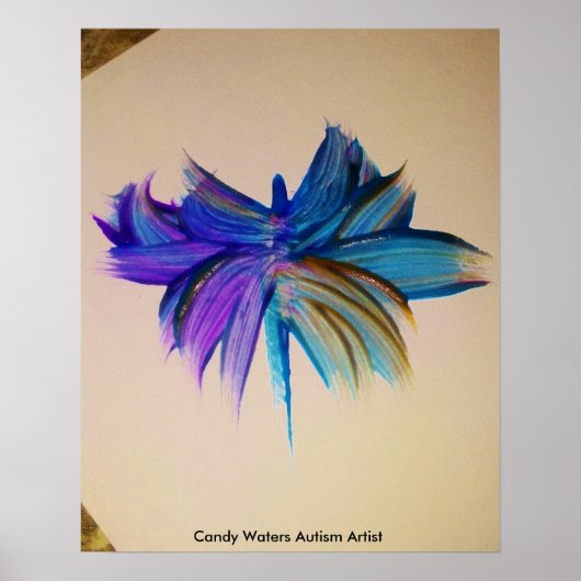 Candy Waters Autisst Artist Poster (Vorne)