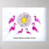 Candy Waters Autisst Artist Poster (Vorne)